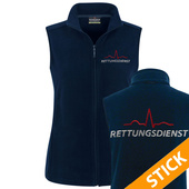 AUSLAUFARTIKEL SALE EKG-Rettungsdienst Damen Fleece-Weste...