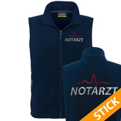 SALE! AUSLAUARTIKEL EKG-Rettungsdienst Fleece-Weste...