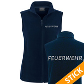 AUSLAUFARTIKEL SALE Feuerwehr Damen Fleece-Weste bestickt...