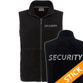 Security/Polizei Fleece-Weste bestickt (S201)