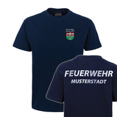 T-Shirt mit Wappen/Emblem nach Vorlage bestickt  (SLI)