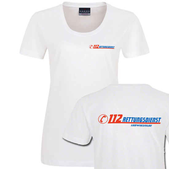 112-Rettungsdienst Damen T-Shirt (F50)