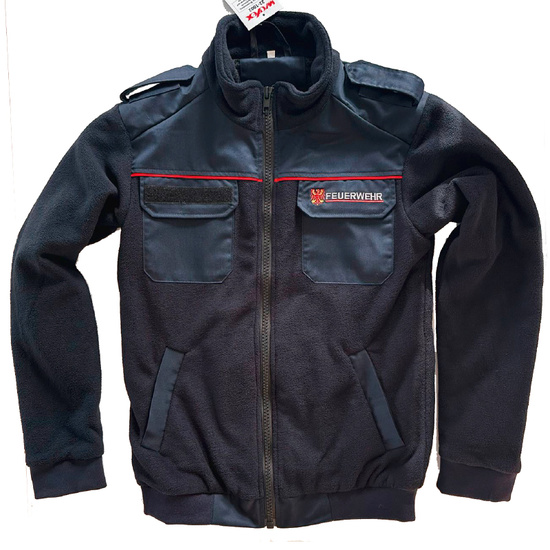 Feuerwehr Fleecejacke Typ Brandenburg inkl. Druck auf dem Rcken