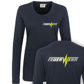 FEUERWEHR - Rettungsdienst Damen Langarm T-Shirt (F41)