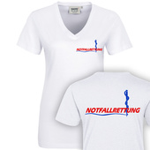 skulap-Rettungsdienst Damen V-Ausschnitt T-Shirt Gr. XS...