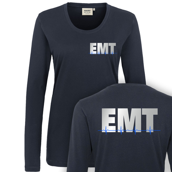 EMT-CEG - Rettungsdienst Damen Langarm T-Shirt (F56)