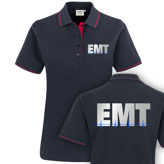 EMT-CEG - Rettungsdienst Damen Casual Poloshirt (F56)