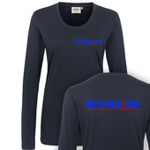 EKG V3 - Rettungsdienst Damen Langarm T-Shirt (F73)