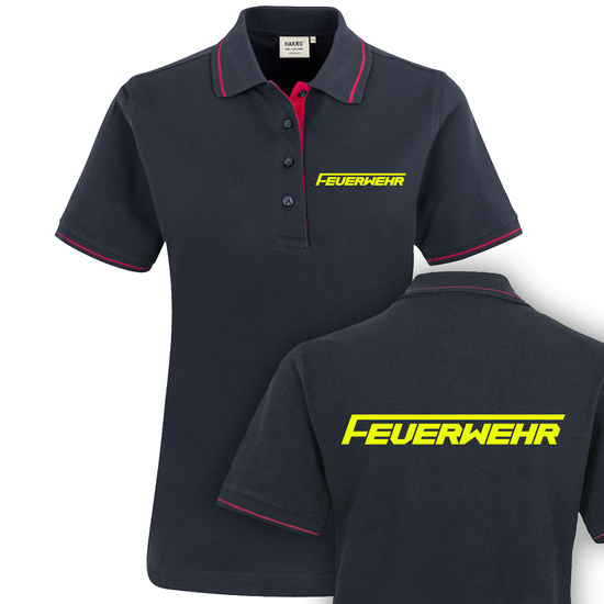 Basic - Feuerwehr Damen Casual Poloshirt (F100)