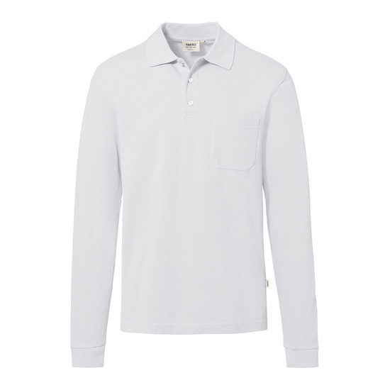 Einsatzheld-Muster Langarm Pocket-Poloshirt 809