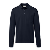 Einsatzheld-Muster Langarm Pocket-Poloshirt 809