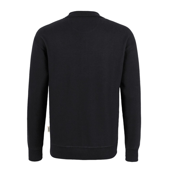 Einsatzheld-Muster Pocket Sweatshirt mit Polokragen 457