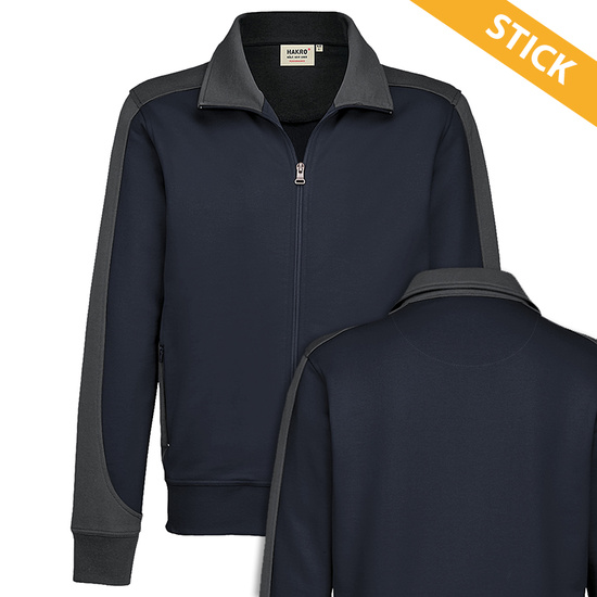 Contrast Sweatjacke bestickt - Meine Feuerwehr