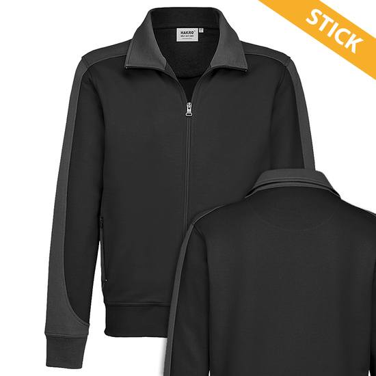 Contrast Sweatjacke bestickt - Meine Feuerwehr