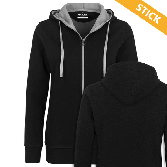 Damen Bonded Kapuzenjacke bestickt - Meine Feuerwehr