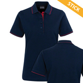 Damen Poloshirt Casual bestickt - Meine Feuerwehr