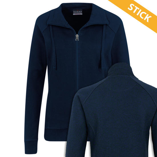 Damen Sweatjacke bestickt - Meine Feuerwehr