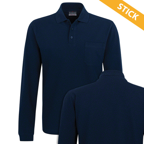 Langarm Pocket-Poloshirt bestickt - Meine Feuerwehr