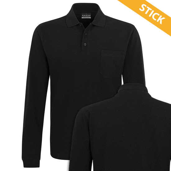 Langarm Pocket-Poloshirt bestickt - Meine Feuerwehr