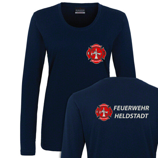Damen Langarm T-Shirt - Meine Feuerwehr