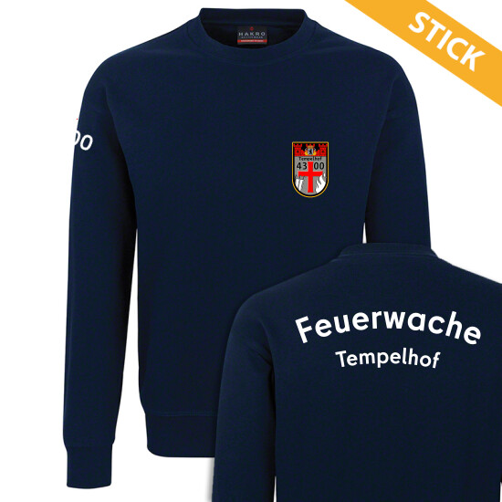 Sweatshirt MIKRALINAR� bestickt - Meine Feuerwehr