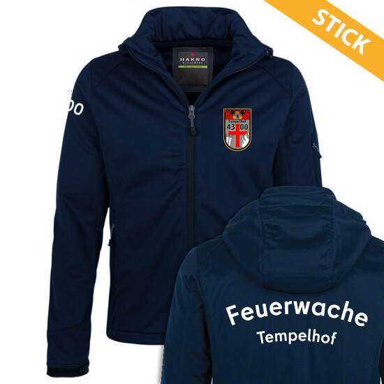 Softshelljacke bestickt - Meine Feuerwehr